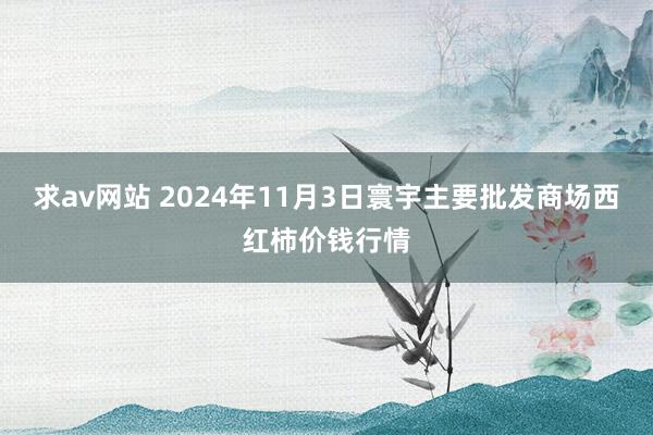 求av网站 2024年11月3日寰宇主要批发商场西红柿价钱行情