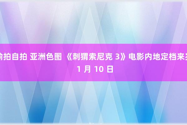 偷拍自拍 亚洲色图 《刺猬索尼克 3》电影内地定档来岁 1 月 10 日