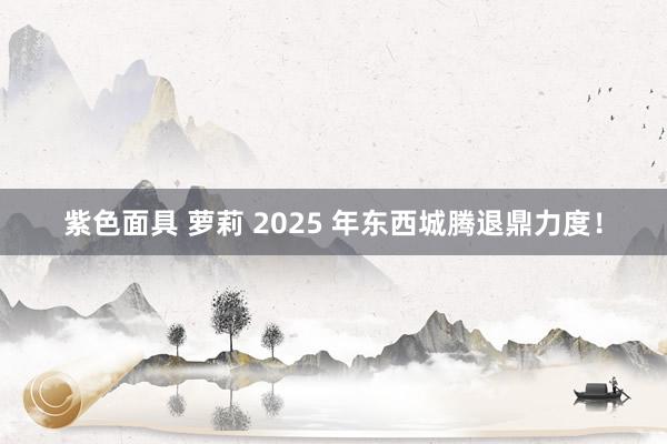 紫色面具 萝莉 2025 年东西城腾退鼎力度！